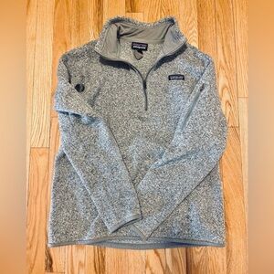 Women’s Patagonia better sweater quarter zip up fleece